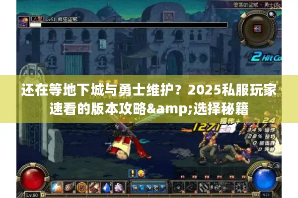 还在等地下城与勇士维护？2025私服玩家速看的版本攻略&选择秘籍