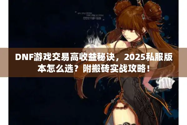 DNF游戏交易高收益秘诀，2025私服版本怎么选？附搬砖实战攻略！