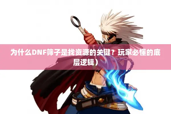 为什么DNF筛子是找资源的关键？玩家必懂的底层逻辑）