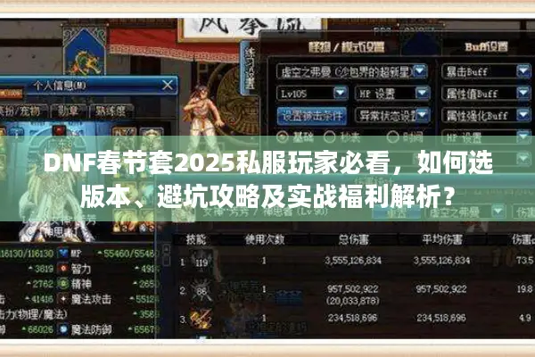 DNF春节套2025私服玩家必看，如何选版本、避坑攻略及实战福利解析？