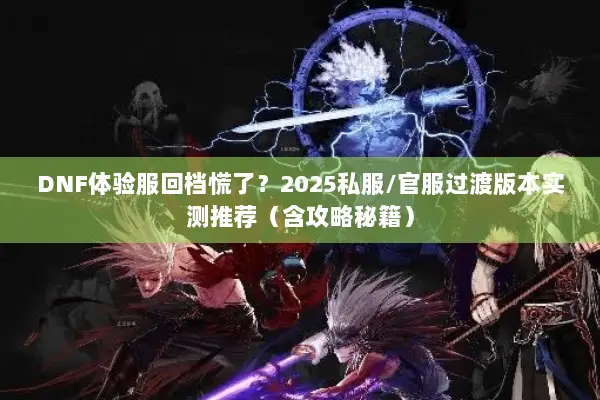 DNF体验服回档慌了？2025私服/官服过渡版本实测推荐（含攻略秘籍）
