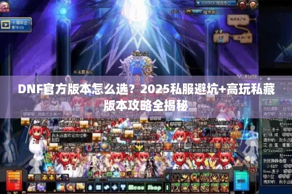 DNF官方版本怎么选？2025私服避坑+高玩私藏版本攻略全揭秘