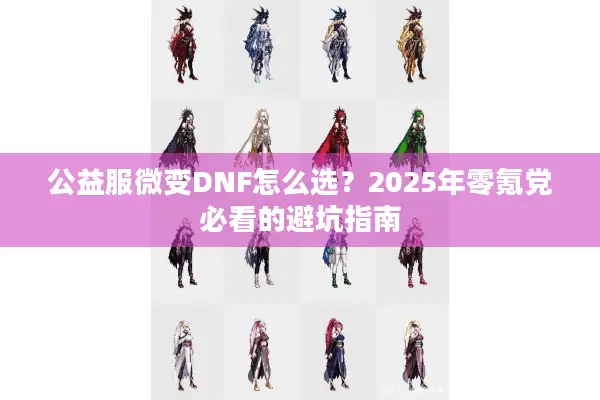 公益服微变DNF怎么选？2025年零氪党必看的避坑指南