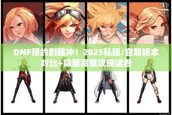 DNF预约别瞎冲！2025私服/官服版本对比+隐藏高爆攻略速看