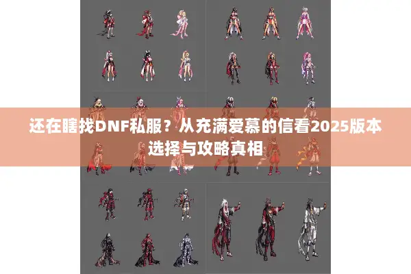 还在瞎找DNF私服？从充满爱慕的信看2025版本选择与攻略真相