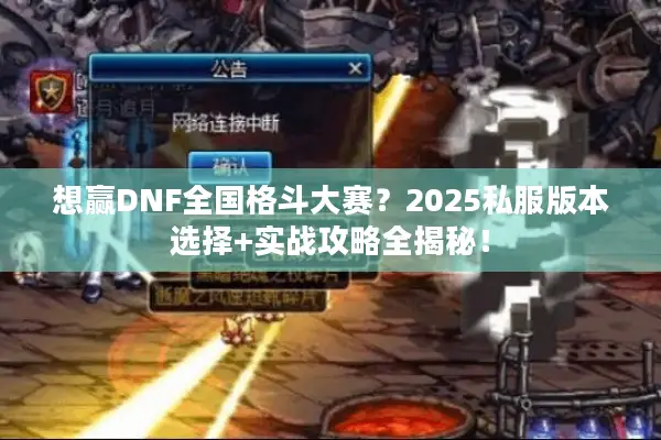 想赢DNF全国格斗大赛？2025私服版本选择+实战攻略全揭秘！