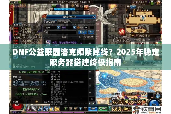 DNF公益服西洛克频繁掉线？2025年稳定服务器搭建终极指南