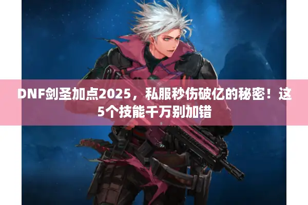 DNF剑圣加点2025，私服秒伤破亿的秘密！这5个技能千万别加错