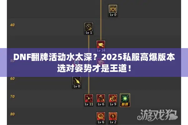 DNF翻牌活动水太深？2025私服高爆版本选对姿势才是王道！