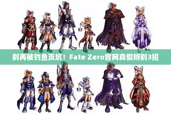 别再被钓鱼页坑！Fate Zero官网真假辨别3招