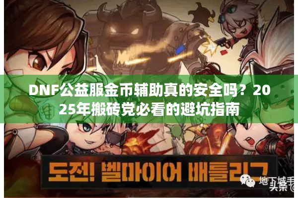 DNF公益服金币辅助真的安全吗？2025年搬砖党必看的避坑指南