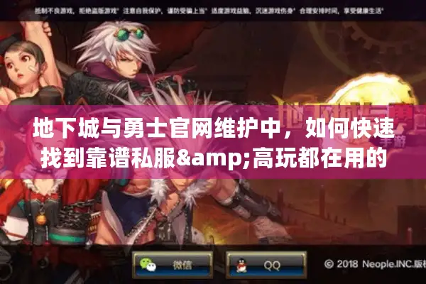 地下城与勇士官网维护中，如何快速找到靠谱私服&高玩都在用的版本攻略？