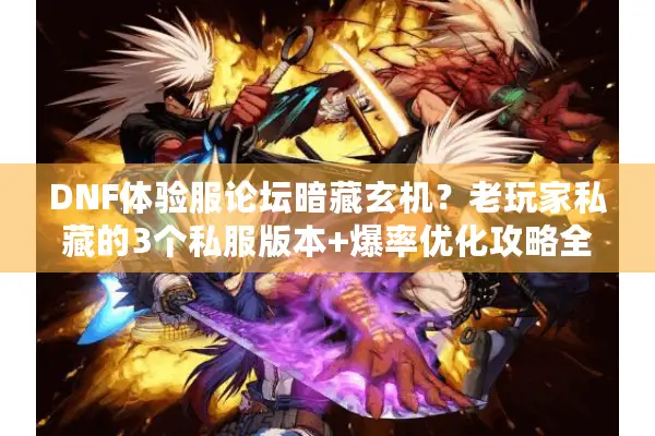 DNF体验服论坛暗藏玄机？老玩家私藏的3个私服版本+爆率优化攻略全揭秘