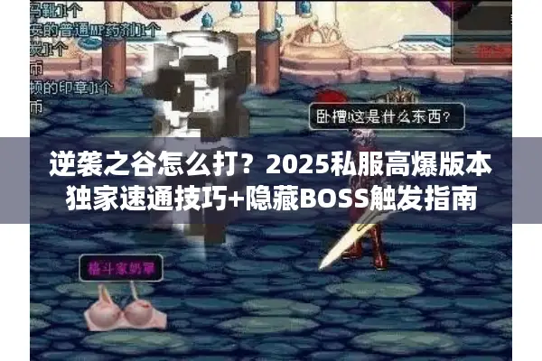 逆袭之谷怎么打？2025私服高爆版本独家速通技巧+隐藏BOSS触发指南