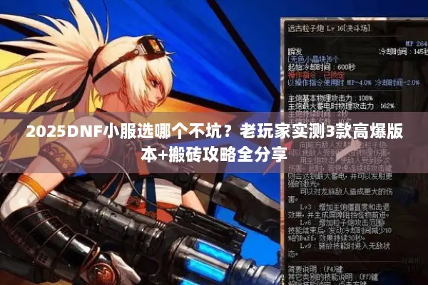 2025DNF小服选哪个不坑？老玩家实测3款高爆版本+搬砖攻略全分享