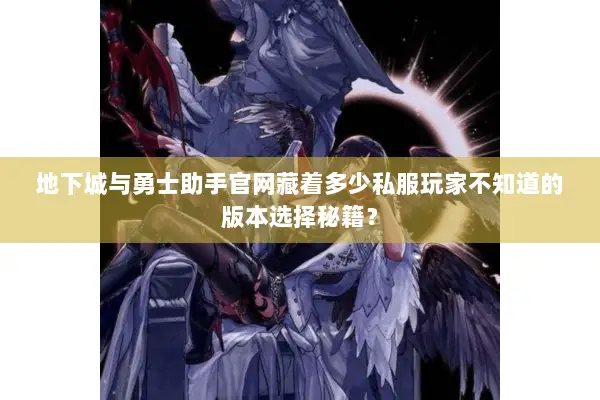 地下城与勇士助手官网藏着多少私服玩家不知道的版本选择秘籍？