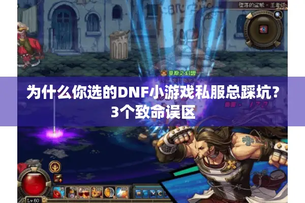为什么你选的DNF小游戏私服总踩坑？3个致命误区
