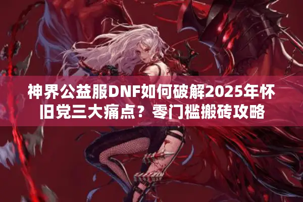 神界公益服DNF如何破解2025年怀旧党三大痛点？零门槛搬砖攻略