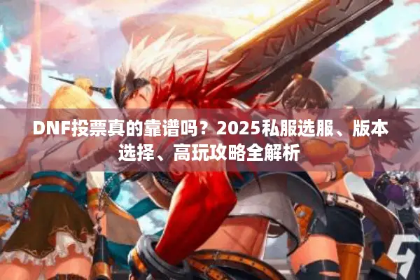 DNF投票真的靠谱吗？2025私服选服、版本选择、高玩攻略全解析