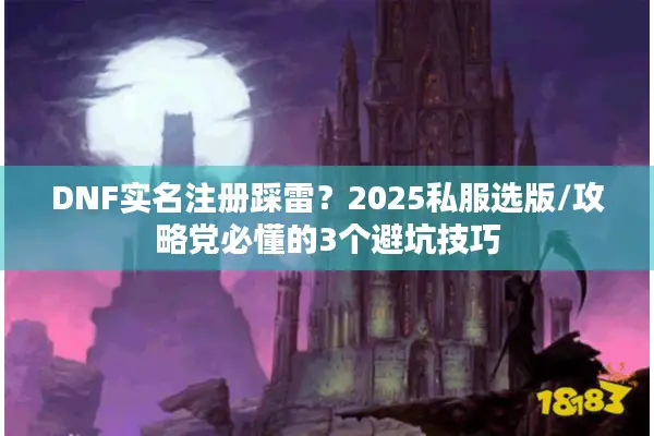 DNF实名注册踩雷？2025私服选版/攻略党必懂的3个避坑技巧
