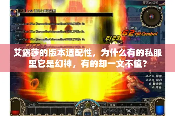 艾露莎的版本适配性，为什么有的私服里它是幻神，有的却一文不值？