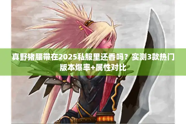 真野猪腰带在2025私服里还香吗？实测3款热门版本爆率+属性对比