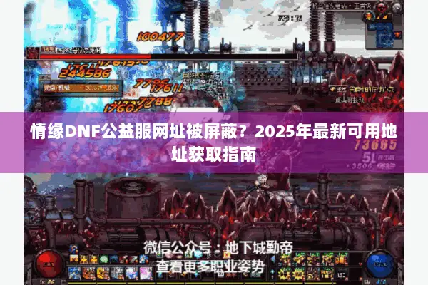 情缘DNF公益服网址被屏蔽？2025年最新可用地址获取指南