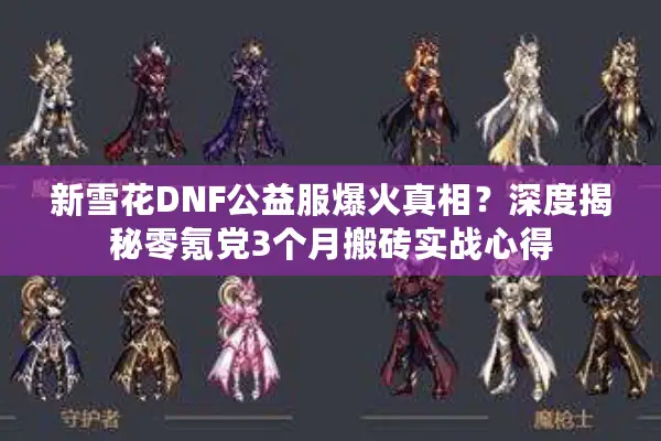 新雪花DNF公益服爆火真相？深度揭秘零氪党3个月搬砖实战心得