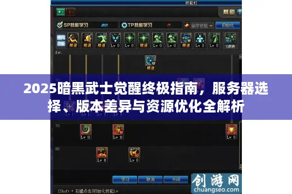 2025暗黑武士觉醒终极指南，服务器选择、版本差异与资源优化全解析