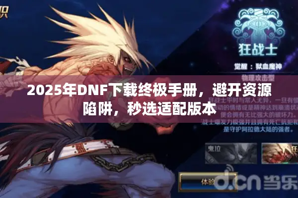 2025年DNF下载终极手册，避开资源陷阱，秒选适配版本