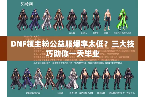 DNF领主粉公益服爆率太低？三大技巧助你一天毕业
