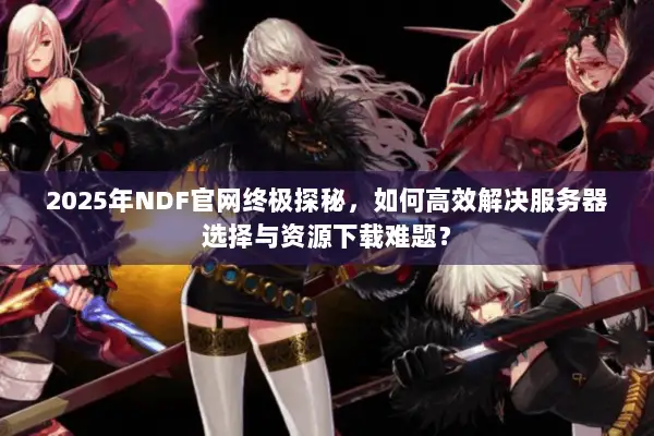 2025年NDF官网终极探秘，如何高效解决服务器选择与资源下载难题？