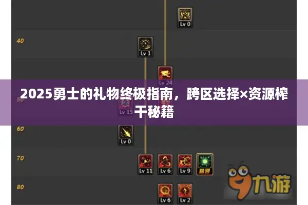 2025勇士的礼物终极指南，跨区选择×资源榨干秘籍