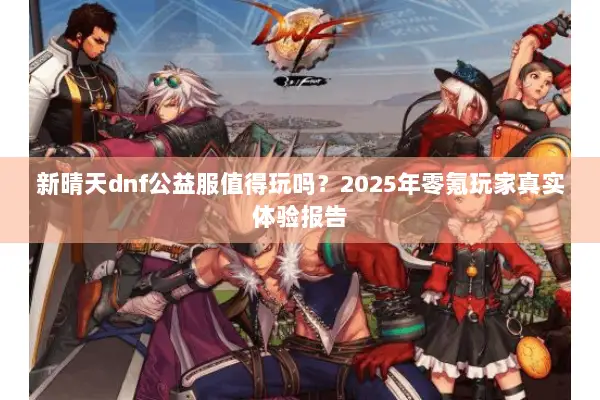 新晴天dnf公益服值得玩吗？2025年零氪玩家真实体验报告
