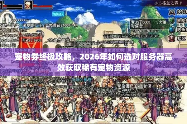 宠物券终极攻略，2026年如何选对服务器高效获取稀有宠物资源