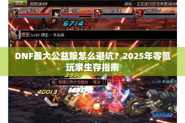 DNF最大公益服怎么避坑？2025年零氪玩家生存指南