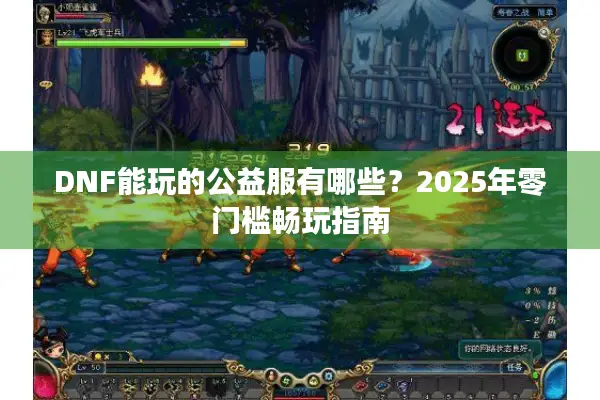 DNF能玩的公益服有哪些？2025年零门槛畅玩指南