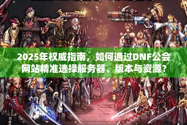2025年权威指南，如何通过DNF公会网站精准选择服务器、版本与资源？