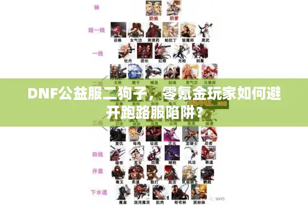 DNF公益服二狗子，零氪金玩家如何避开跑路服陷阱？