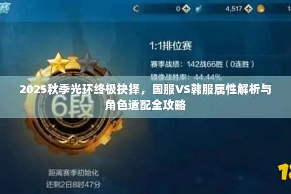 2025秋季光环终极抉择，国服VS韩服属性解析与角色适配全攻略