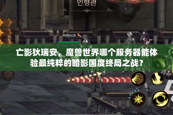 亡影狄瑞安，魔兽世界哪个服务器能体验最纯粹的暗影国度终局之战？