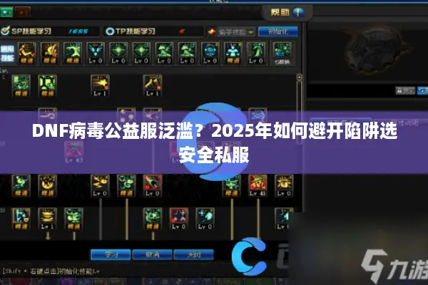 DNF病毒公益服泛滥？2025年如何避开陷阱选安全私服