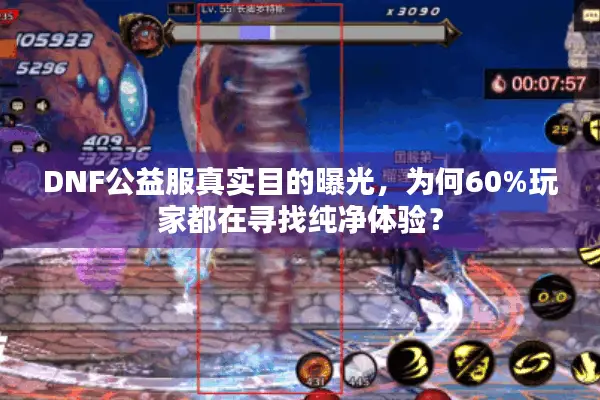 DNF公益服真实目的曝光，为何60%玩家都在寻找纯净体验？