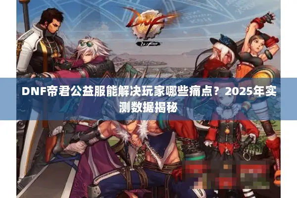 DNF帝君公益服能解决玩家哪些痛点？2025年实测数据揭秘