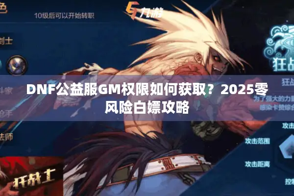 DNF公益服GM权限如何获取？2025零风险白嫖攻略
