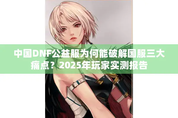 中国DNF公益服为何能破解国服三大痛点？2025年玩家实测报告