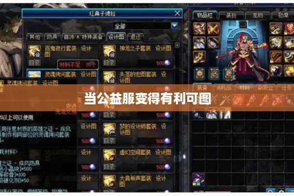 当公益服变得有利可图