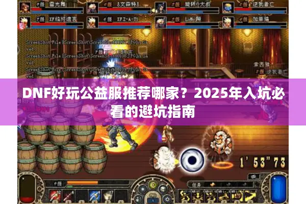DNF好玩公益服推荐哪家？2025年入坑必看的避坑指南
