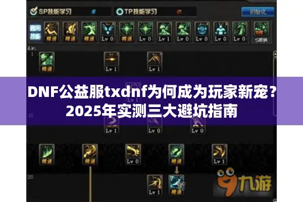 DNF公益服txdnf为何成为玩家新宠？2025年实测三大避坑指南