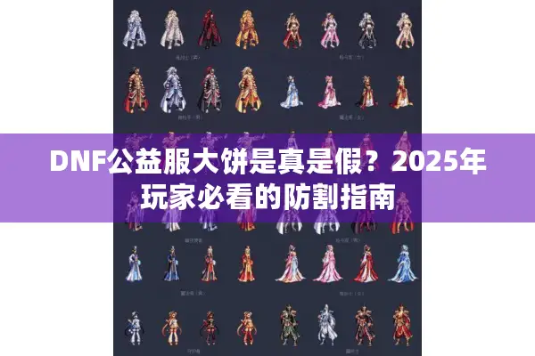 DNF公益服大饼是真是假？2025年玩家必看的防割指南